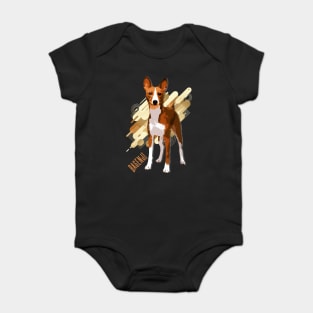 Basenji Baby Bodysuit